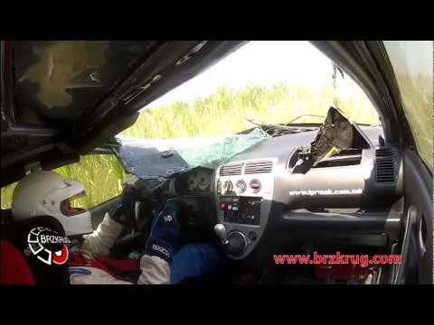 Igor Stefanovski (MKD) Krusevac 2012 CRASH (INSIDE CAMERA)