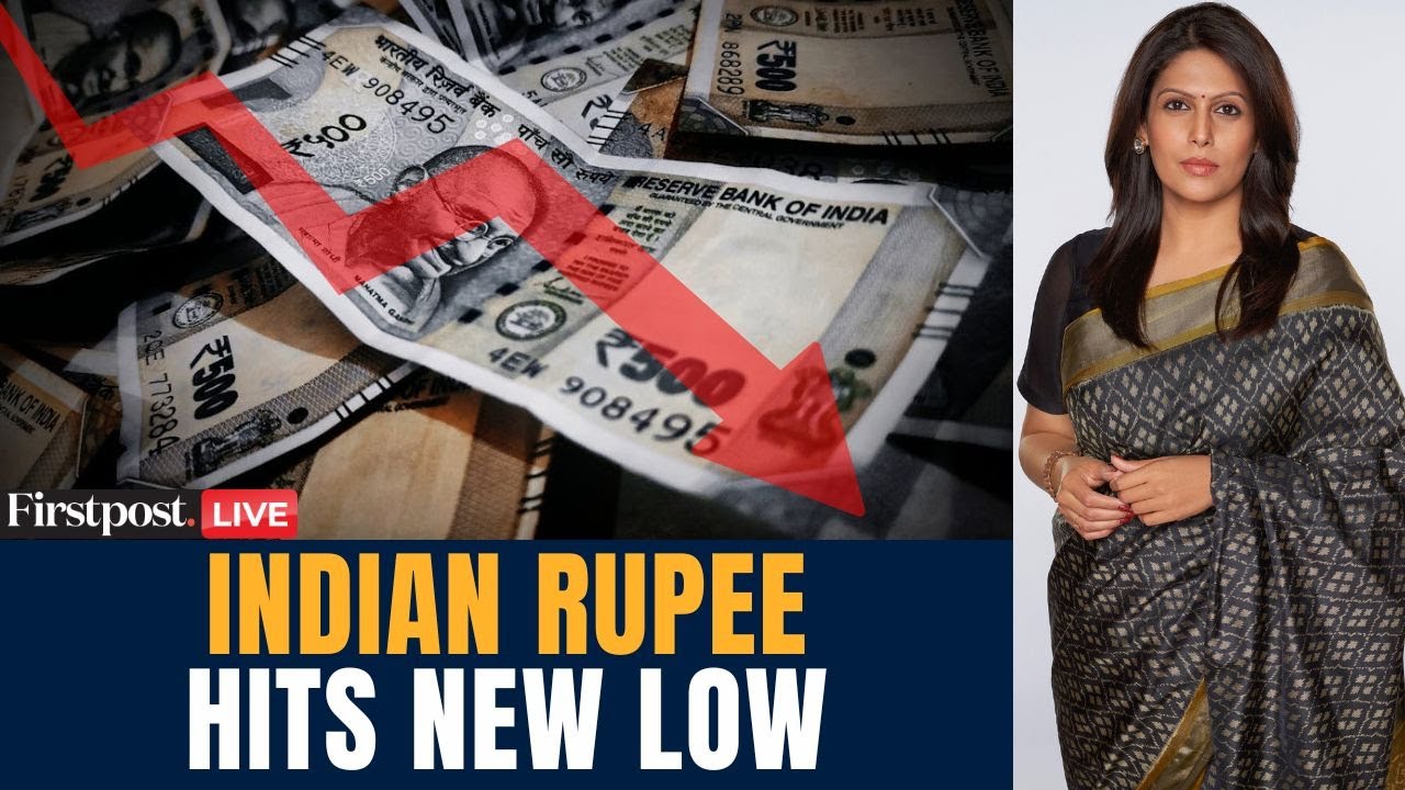 LIVE: Indian Rupee Hits Historic Low, Tests 91 Mark Against the Dollar | Vantage with Palki Sharma