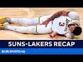 Suns vs Lakers Recap: Suns even series as Anthony Davis leaves game with groin injury| CBS Sports HQ