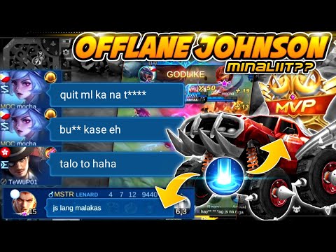 DON'T UNDERESTIMATE OFFLANE JOHNSON! | SHOWING THIS TRASHTALKER HOW OFFLANE JS WORKS! AUTO MVP!|MLBB
