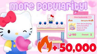 Get More Popularity! | Roblox My Hello Kitty Cafe | Riivv3r