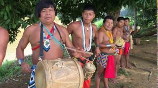 Embera Tribe welcomed us with a musical serenade.