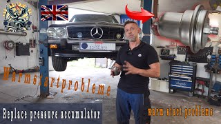 Mercedes R107: Akumulator ciśnienia paliwa (KE-Jetronic) - wymiana