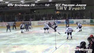 preview picture of video 'EHV Schönheide 09 VS. ECC Preussen Juniors - Oberliga Ost Eishockeyspiel - 18.11.2012 (4:2)'