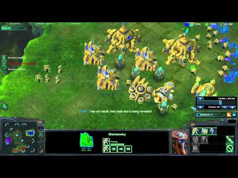 First StarCraft II Battle (Epic Fail) + Double Nexus Build