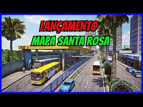 🔴Gameplay Novo Mod Mapa Santa Rosa | Linha 702 | Proton Bus Simulator | PBSU | Mods