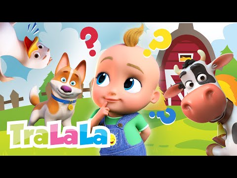 Vocea animalelor domestice 🐷🐶 Cântece cu Animale pentru Copii de Grădiniță - TraLaLa