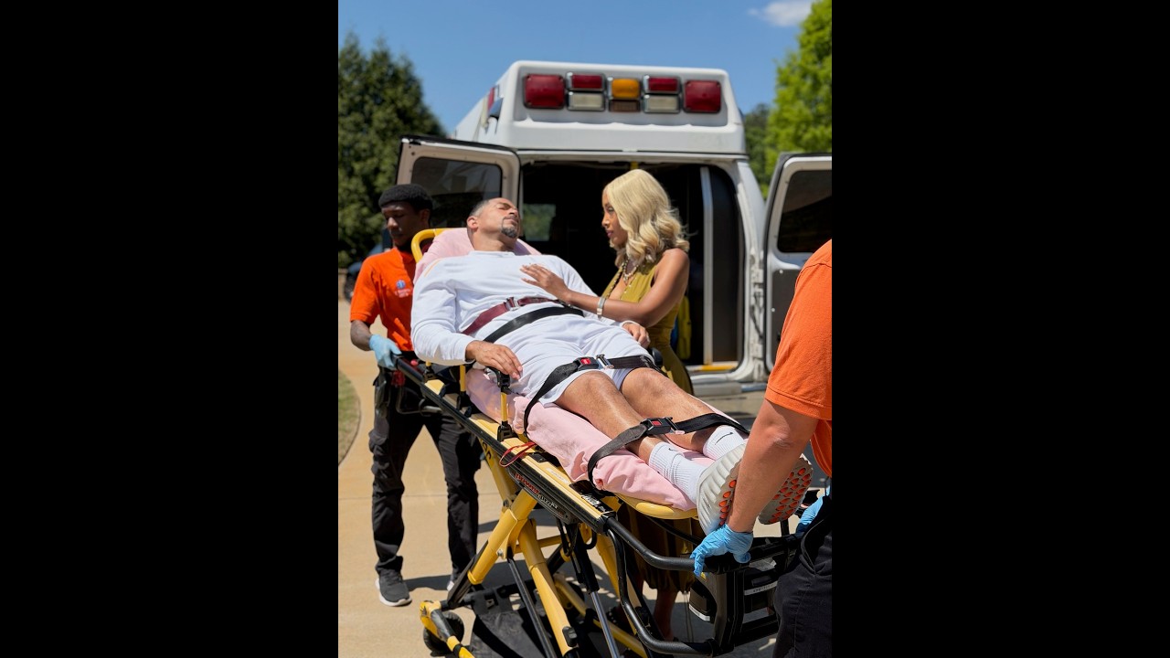 When the paramedics come to get Anthony!