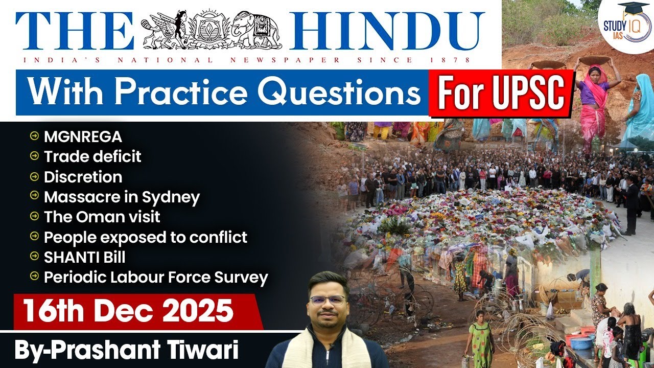 The Hindu Analysis | 16th December 2025 | The Hindu News Paper Today With Practice Questions