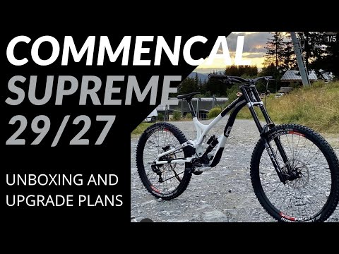 Commencal Supreme 29/27 High-pivot Downhiller Killer: Unboxing