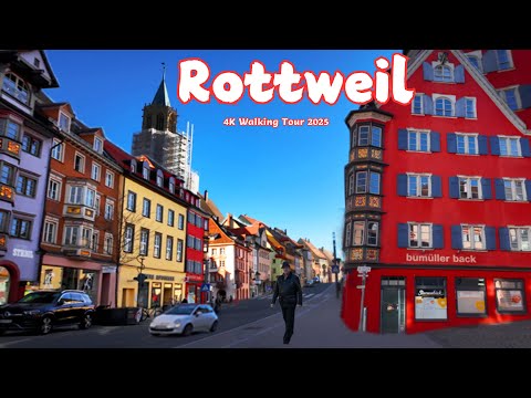 Rottweil Germany 4K ｜ Spaziergang durch eine der ältesten Städte Süddeutschlands