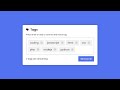 Add Tags Input Box in HTML CSS & JavaScript | Tags Input in JavaScript