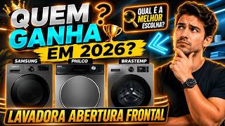 👷‍♂️AS 3 MELHORES MÁQUINAS DE LAVAR FRONTAL EM 2026/ QUAL A MELHOR LAVADORA FRONTAL?