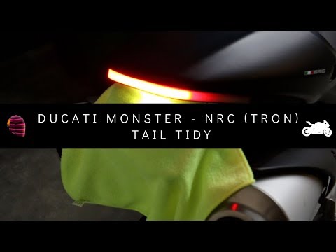 Ducati Monster 696 - New Rage Cycles (NRC) Tail Tidy