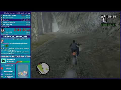 GTA San Andreas One HP OHKO Speedrun - First stream on this channel