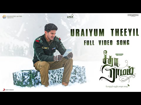 Uraiyum Theeyil Video Song - Sita Ramam (Tamil) | Dulquer Salmaan | Mrunal Thakur | Hanu Raghavapudi