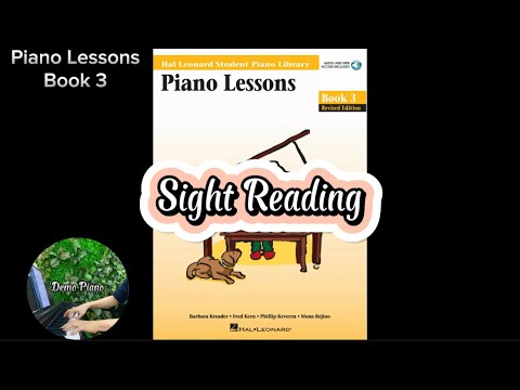 Sight Reading (P35) | Hal Leonard Student Piano Library, Piano Lessons Book 3