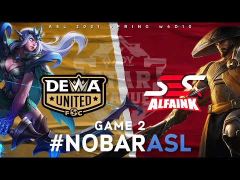BRIGHT PERDANA KELUAR DI ASL! DEWA UNITED vs SES GAME 2 #NobarASL