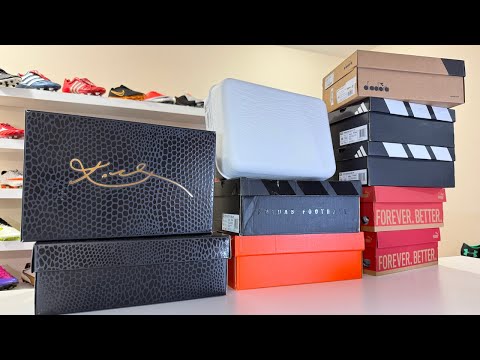 Massive 10 pair football boot UNBOXING