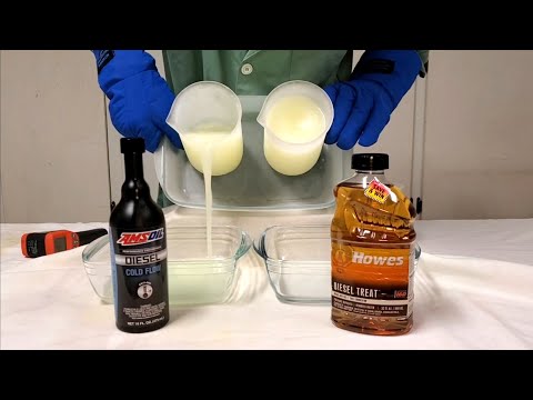 AMSOIL vs Howes Diesel Treat Cold Flow ANTI-GEL Diesel fuel additive Test