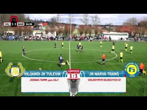 VII voor: Viljandi JK Tulevik - JK Narva Trans 1:1 (1:0)