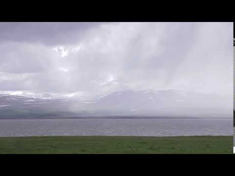 Lake Sagamo in the Georgia's Javakheti region in the morning