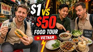 $1 vs $50 Street Food Tour in Vietnam — Huge Difference?