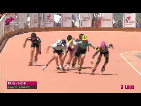 ⛸️⛸️ Terras do infante 2022. Final 1k Junior femenino European cup inline Speed Skating