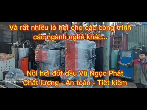 Mới về em lò hơi đốt dầu DO công suất 1 tấn/giờ nguyên zin Đài loan