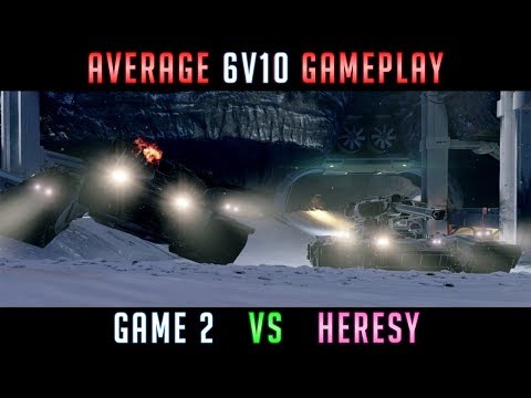 Average 6v10 Game 2 vs Heresy (Commentary also included) - Halo 5 Warzone