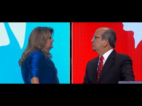 Aníbal Acevedo Vilá and Jenniffer González take the piss out of the Great Debate