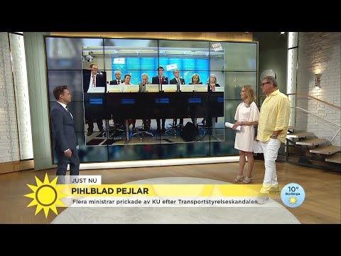 Flera ministrar prickade av KU efter Transportstyrelseskandalen - Nyhetsmorgon (TV4)