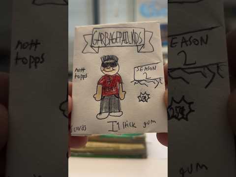 Student Made Garbage Pail Kids Season 2 (Gum still included!) #shorts #gpk