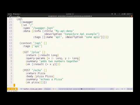 Practicalli Clojure 17 - compojure-api project - Working with APIs in Clojure - part2