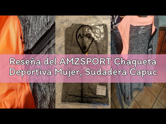 Vídeo relacionado con BSBUY Chaqueta Deportiva Mujer, Chubasquero Running Unisexo con dos Bolsillos, Sudaderas con Cremallera, Impermeable para Exteriores, M