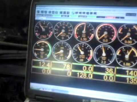 Mercedes W201 First startup running VEMS ECU