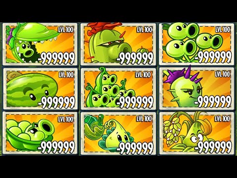 Tournament 30 Best GREEN Plants Max Level Battlez - Who Will Win? - PvZ 2 Plant vs Plant