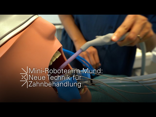 Mini-Roboter im Mund: neue Technik für Zahnbehandlung
