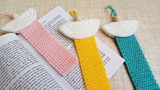 Very Cute Crochet Angel Bookmark Tutorial | Unique Bookmark Crochet