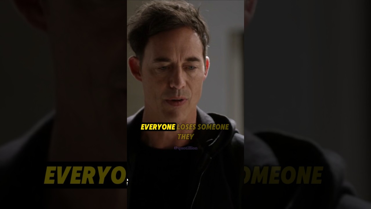 Harrison Wells: everyone loses somebody they care about #quotes #tvshow #flash  #harrisonwells