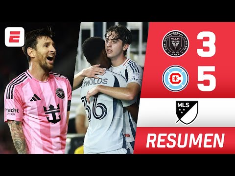INTER MIAMI de MESSI SUFRIÓ y CAYÓ por 5-3 vs CHICAGO FIRE, a pesar del DOBLETE de LUIS SUÁREZ | MLS