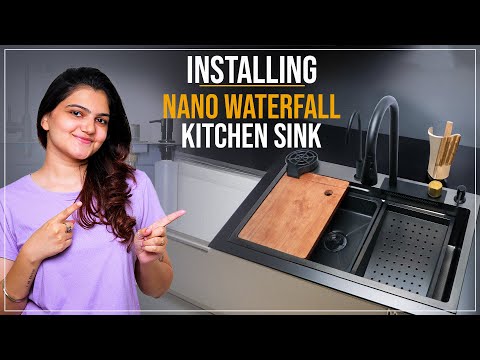 Installing Nano Waterfall Kitchen Sink | Waterfall Kitchen Sink | Kitchen Sink | Ruhe