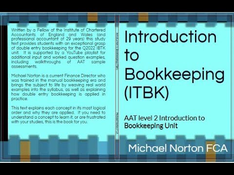Introduction to Bookkeeping (AAT) Journals  Chapter 3 Journal production