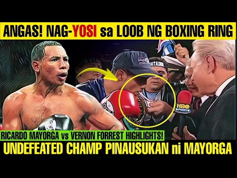 🥊ASTIG mo TALAGA! Nag-YOSI sa Boxing Ring! UNDEFFEATED WBC Champ, PINAUSUKAN ni RICARDO MAYORGA!