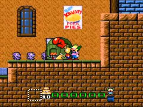 Krusty's Super Fun House Super Nintendo