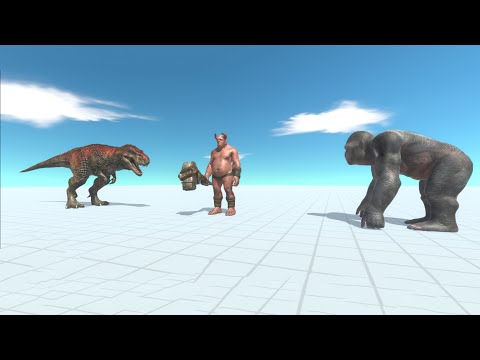 NEW GORO & TREX vs EVERY UNIT - Animal Revolt Battle Simulator