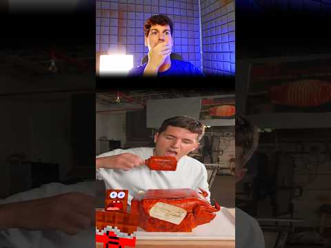 Приготовил КУРИЦУ из Майнкрафт🤯😨 #майнкрафт #minecraft