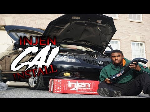 Installing Injen Cold Air Intake On RSX