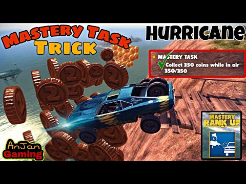 How to Complete Off The Road "Hurricane" Collect 350 coins while in air MASTERY TASK Fast