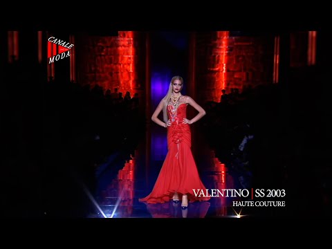 VALENTINO Haute Couture Spring Summer Paris 2003 4K - Canale Moda